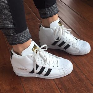 Adidas La Marque High-Top Wedged Sneakers
